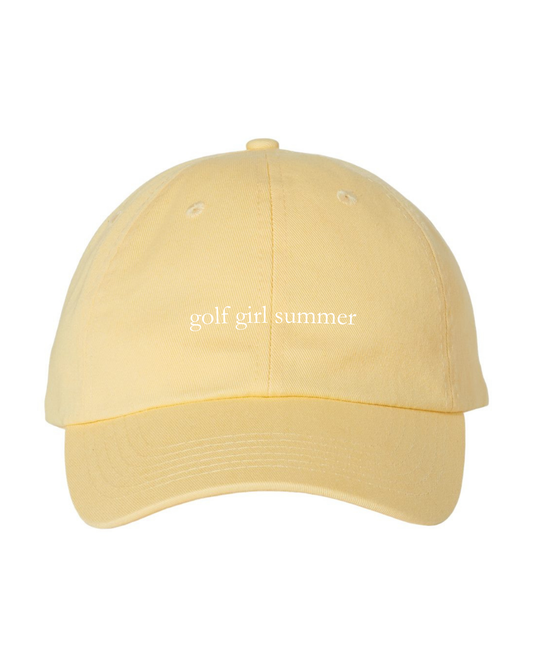 Golf Girl Summer Dad Hat